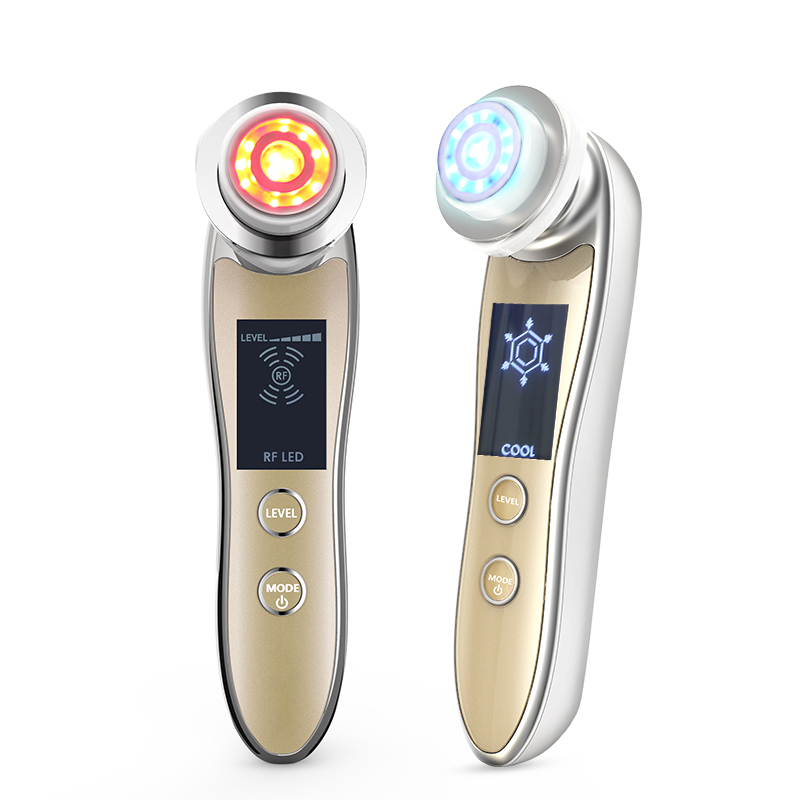 Galvanic Skin Sensor - 5 in 1 RF 페이셜 마사지기,