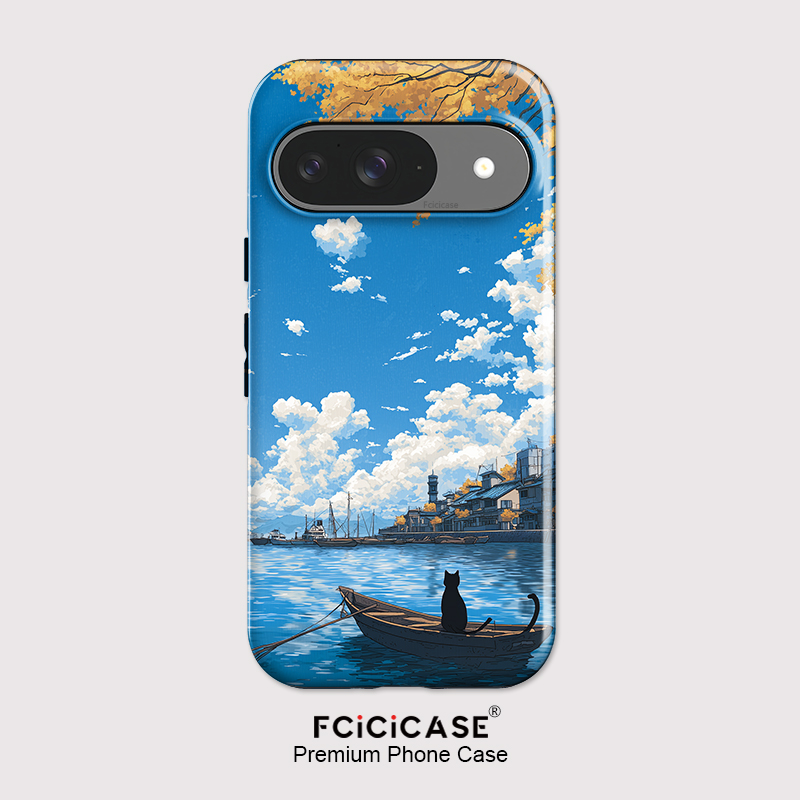 Google Pixel 8A - Fcicicase 충격 방지 휴대폰 케이스 (구글