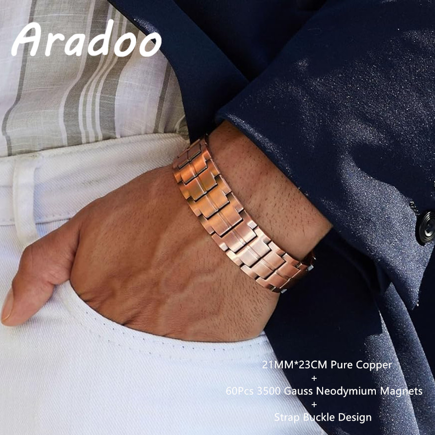 ARADOO 남성용 3X 자기 강도 팔찌 - 3500  - Meditation Headband Eeg 리뷰 및 가격