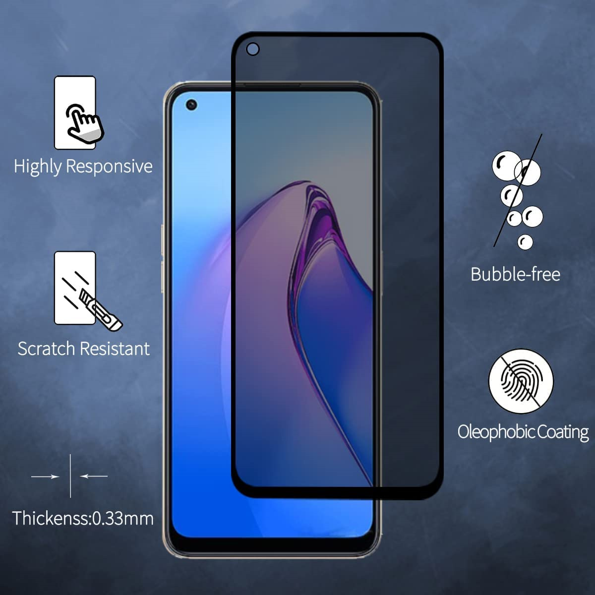 안티 스파이 스크린 보호대, OPPO A78 4G 프라 - Oppo A78 리뷰 및 가격